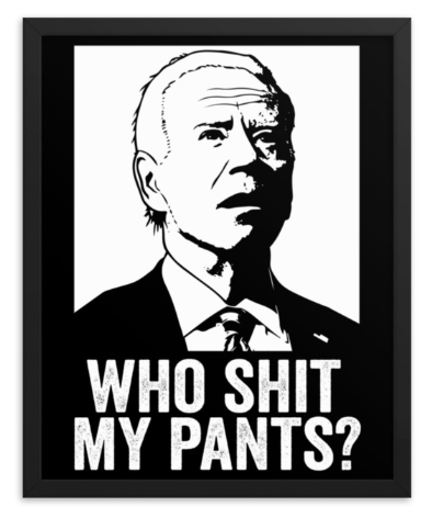 Biden - "Who Shit My Pants?" - Poster