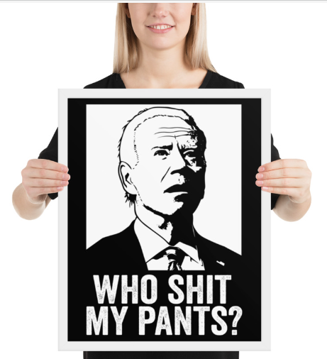 Biden - "Who Shit My Pants?" - Poster