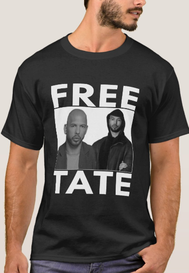 Andrew Tate - "Free Tate" - T-Shirt