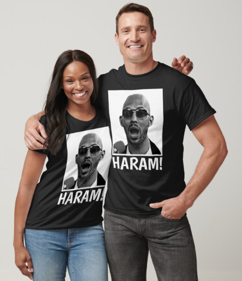 Andrew Tate - "Haram!" - T-Shirt